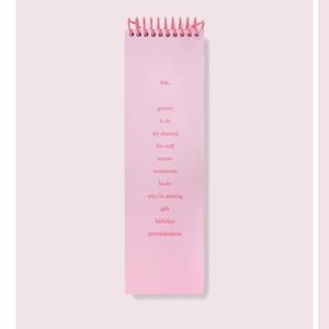 Kate Spade long lists notebook